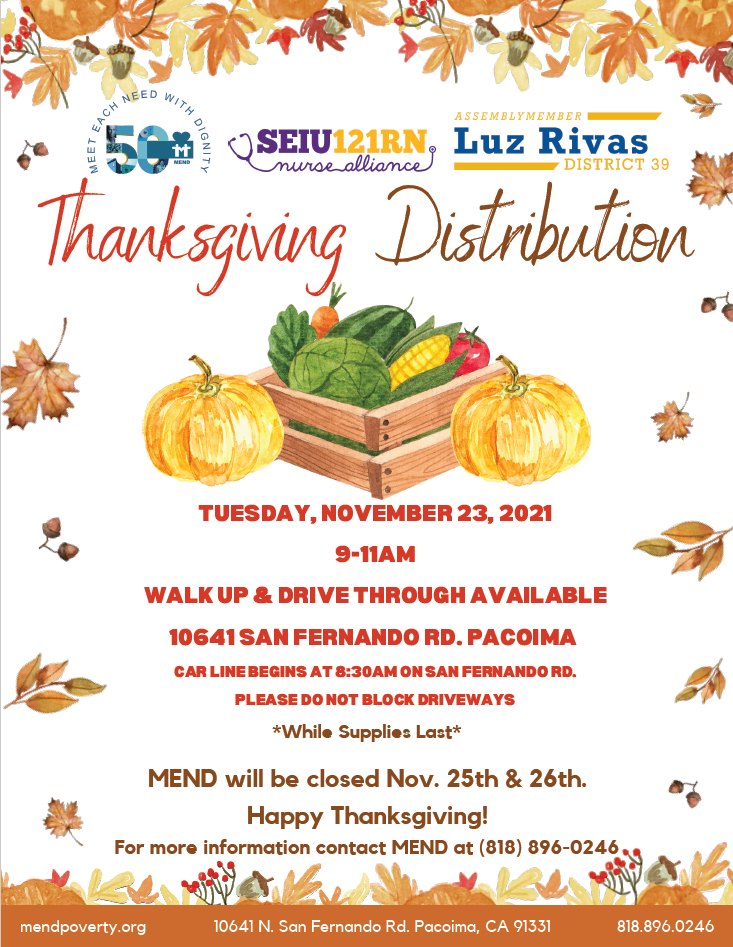 Annual Thanksgiving Food Distribution