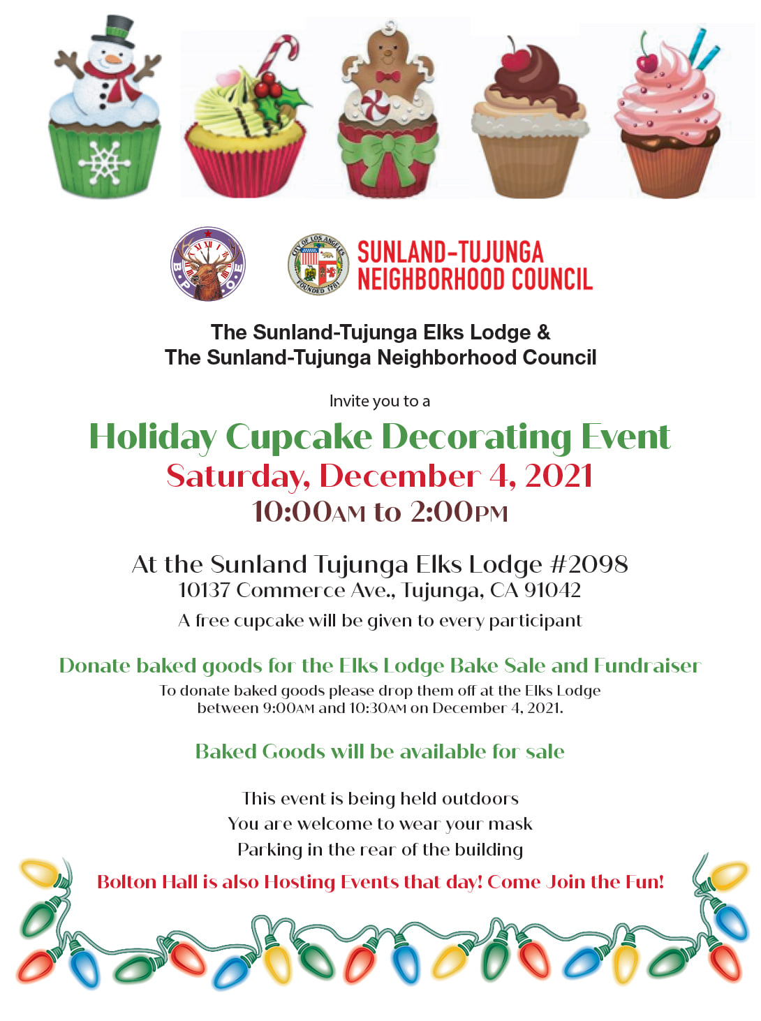 Holiday Cupcake Decorating Event