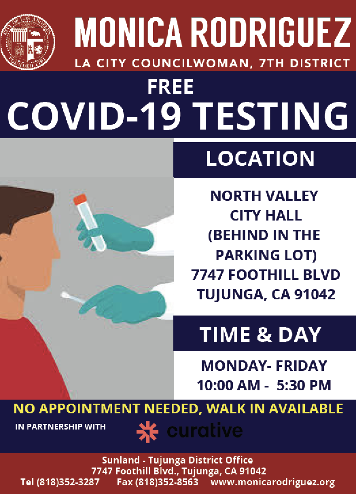 Free Curative COVID Testing Site