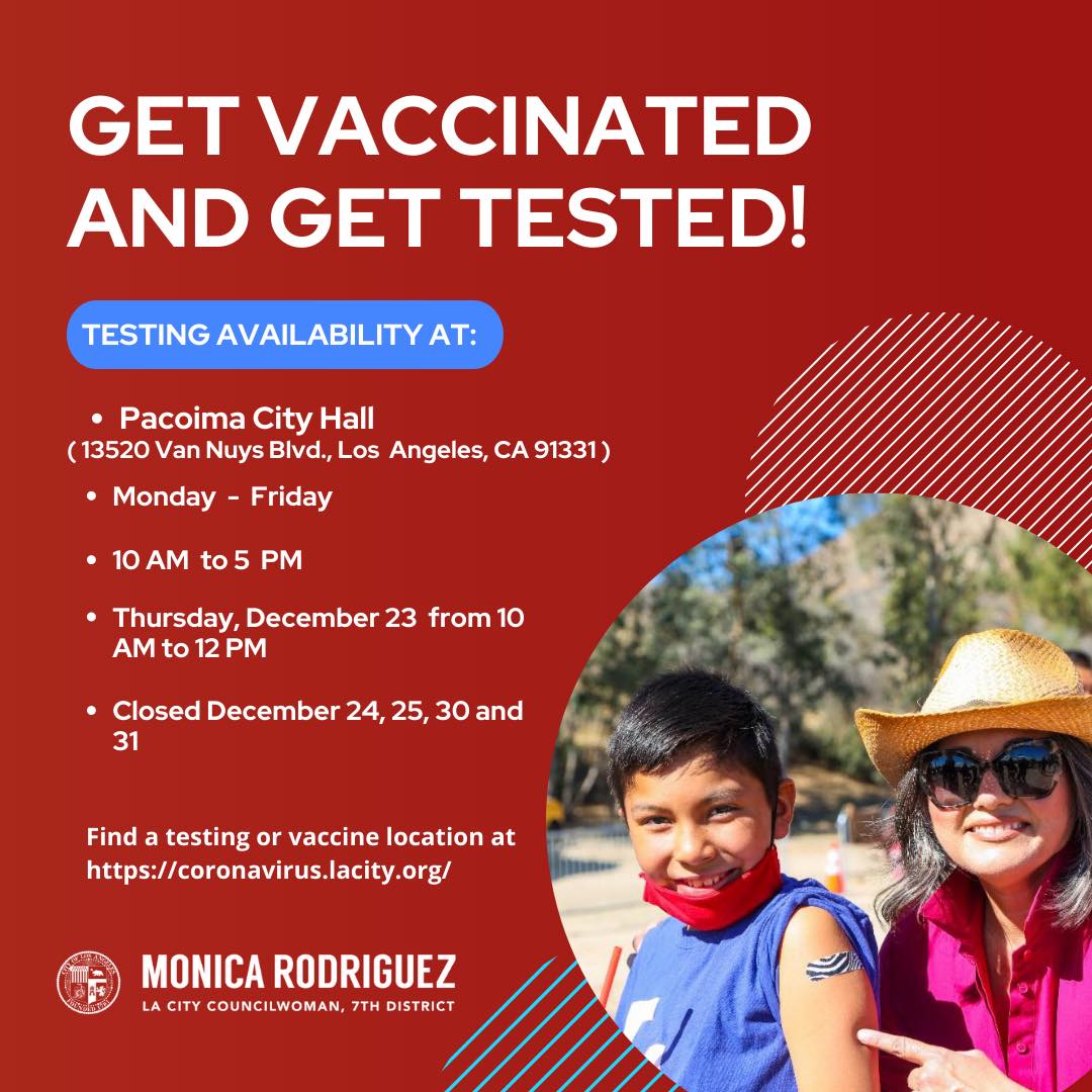 Get Vaccinated and Get Tested