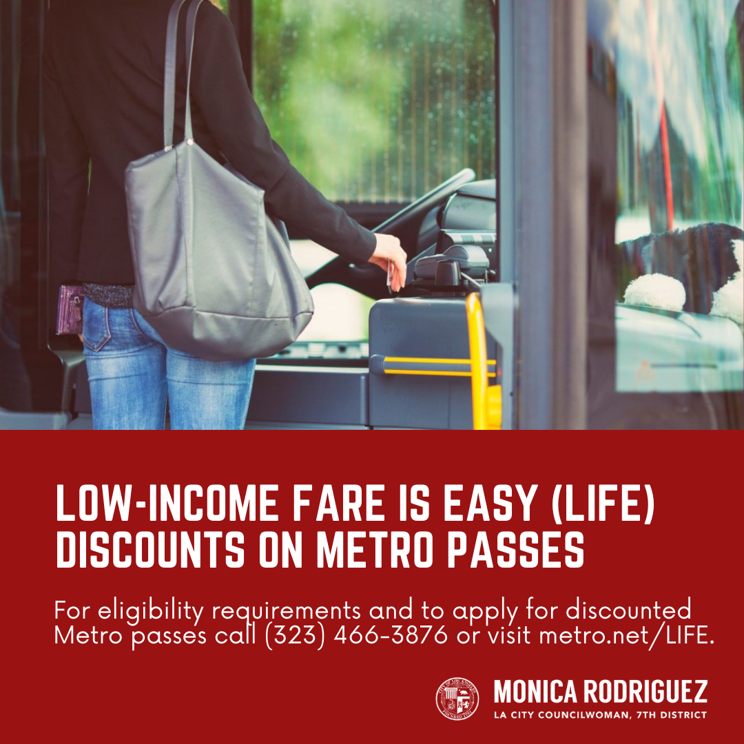 Metro’s LIFE -Low-Income Fare is Easy