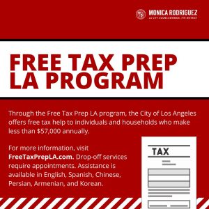 Free Tax Prep LA Program