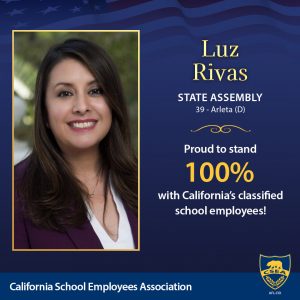 Thank you California School Employees Association