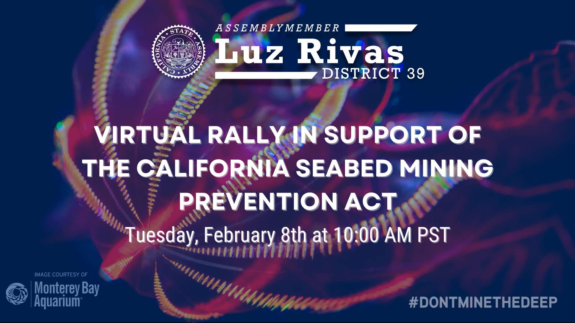 Virtual Rally in Support of the California Seabed Mining Prevention Act