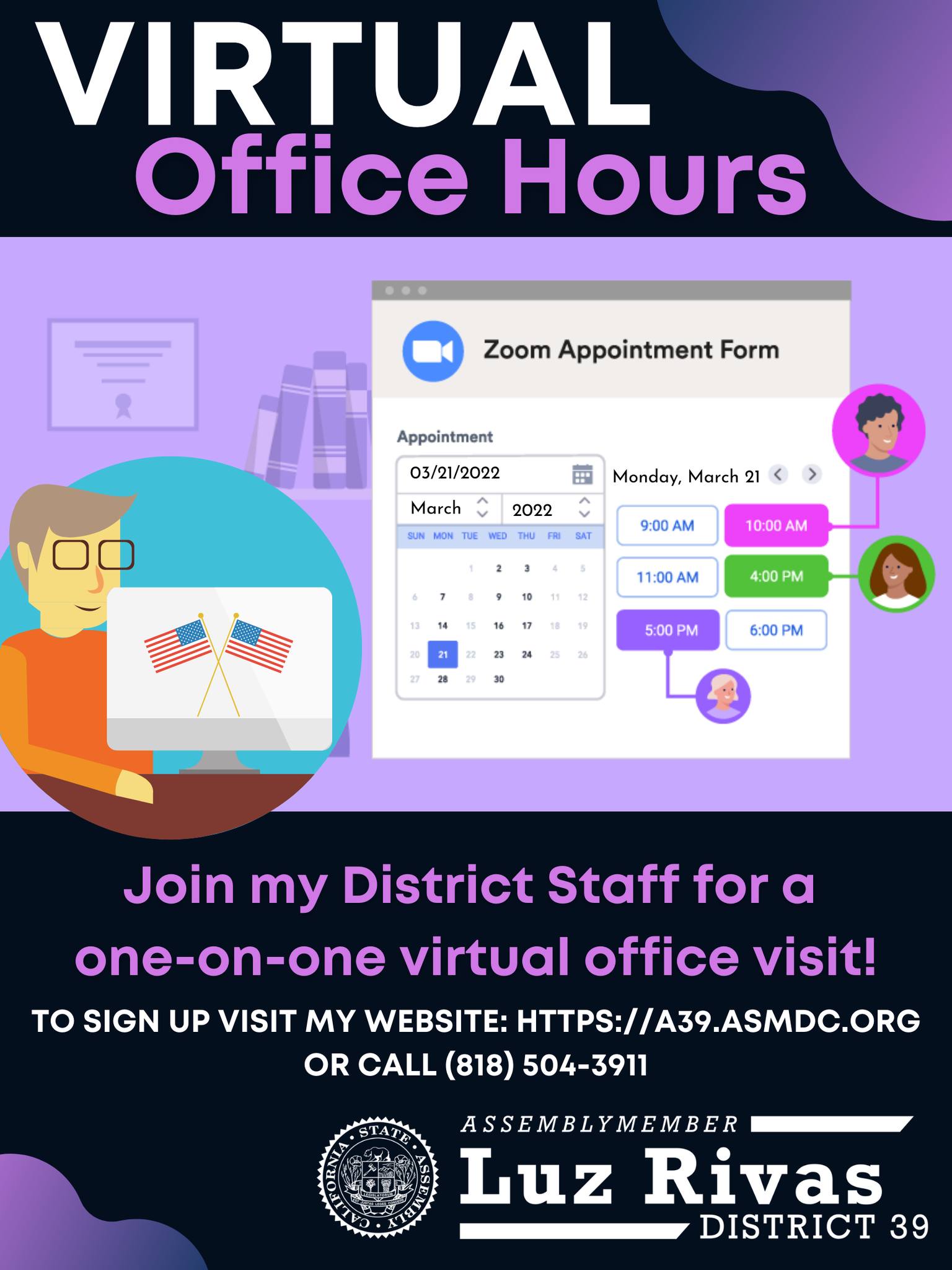 Join My Team for a One-On-One Virtual Office Visit