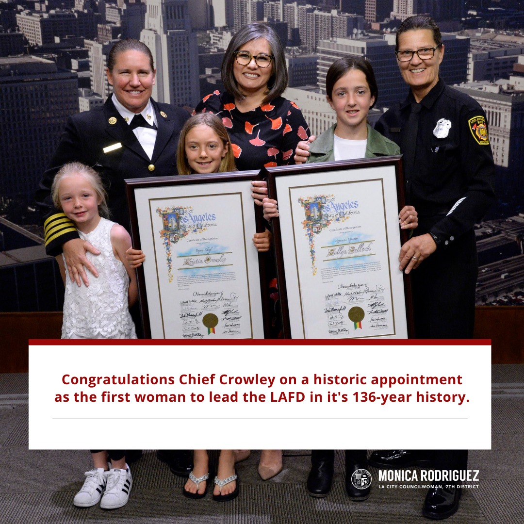 Kristin Crowley First Woman to Lead the LAFD in its 136-Year History