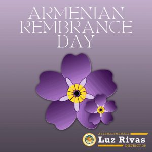 107th Anniversary of the Armenian Genocide
