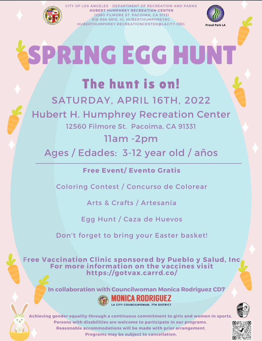 Spring Easter events in Pacoima