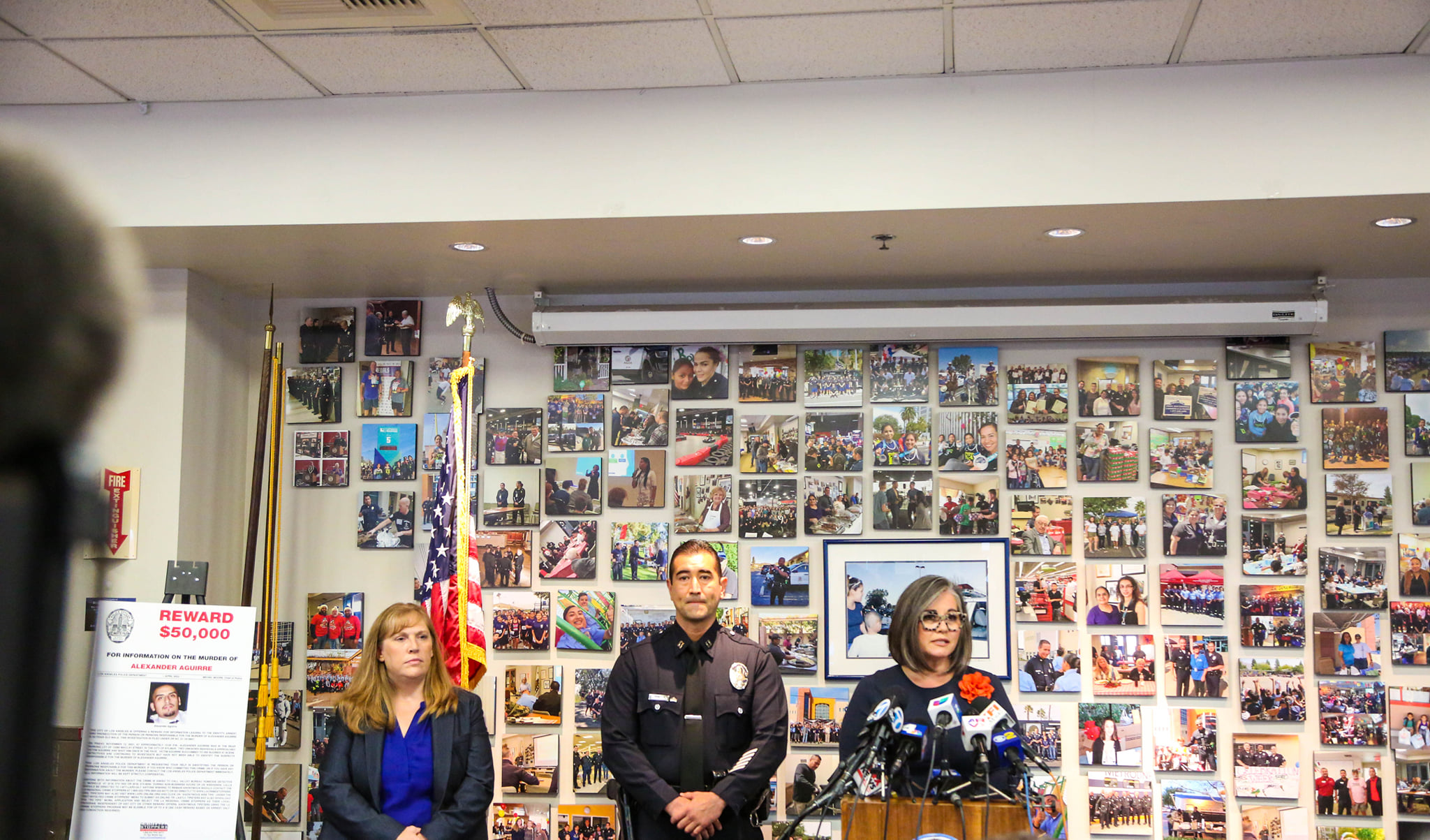 Joined LAPD Mission Station to Announce a $50,000 Reward