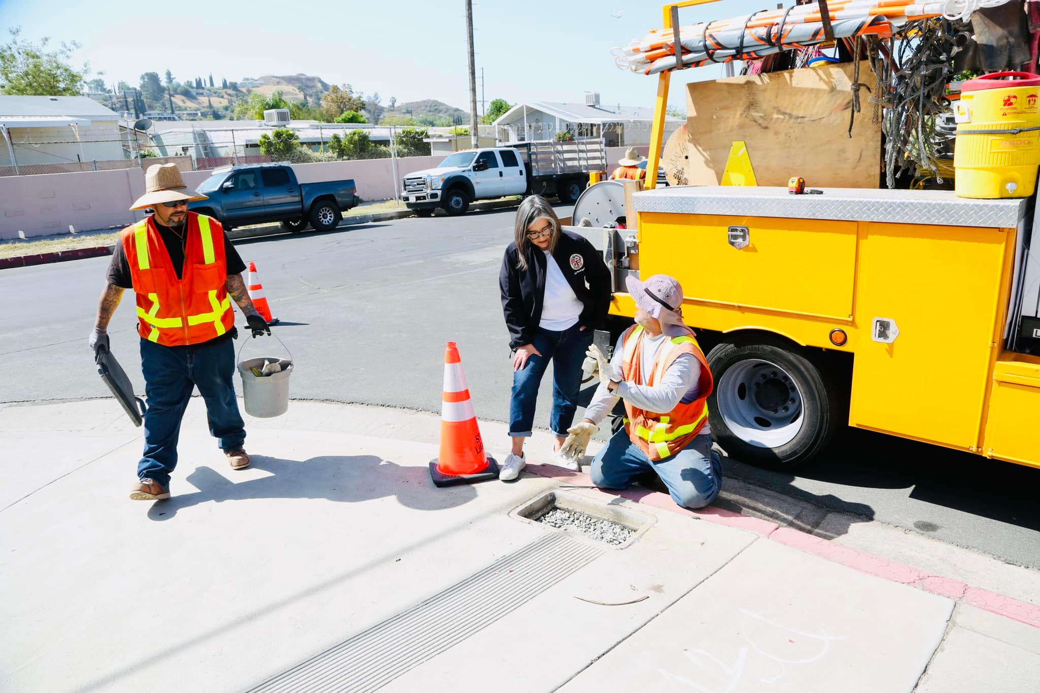 Repair Work with Bureau of Street Lighting on Copper Wire and Power Theft