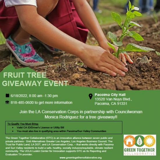 Green Together Collaborative will be Providing Free Fruit Trees