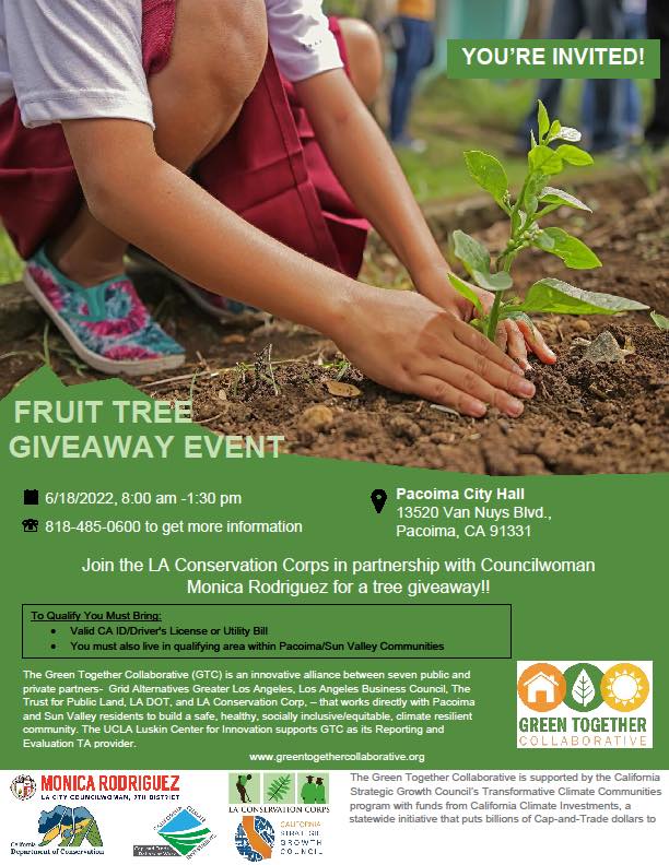 Green Together Collaborative will be Providing Free Fruit Trees