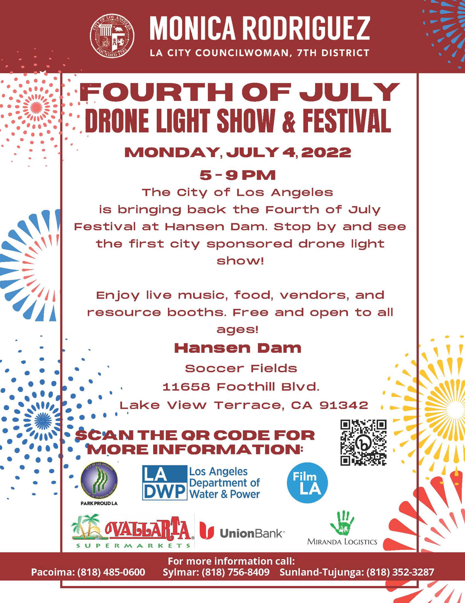 Fourth of July celebration at Hansen Dam