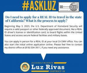 Do I Need to Apply for a REAL ID to Travel in the State of California