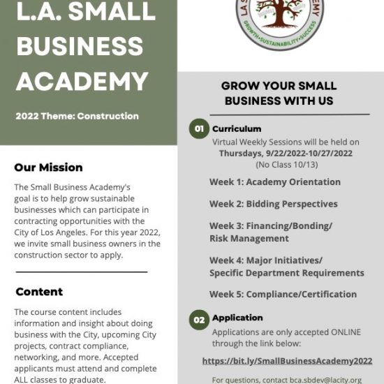 Invite Small Business Owners in the Construction Sector