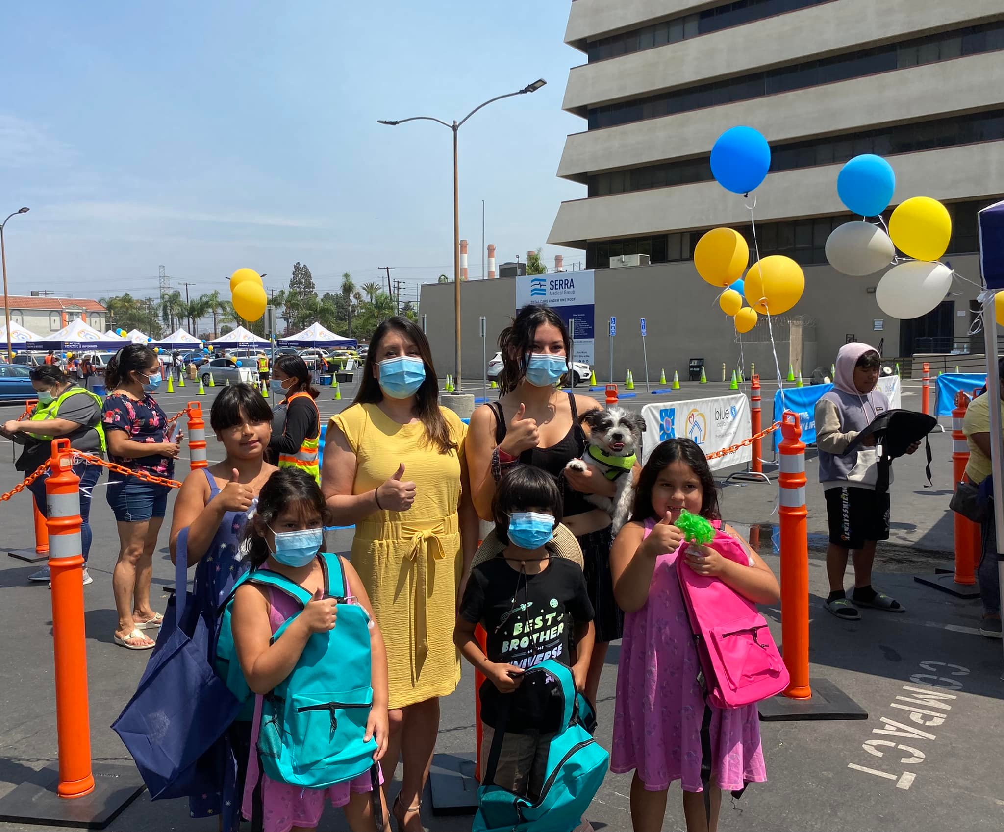 Our Local Back to School Distribution in Sun Valley