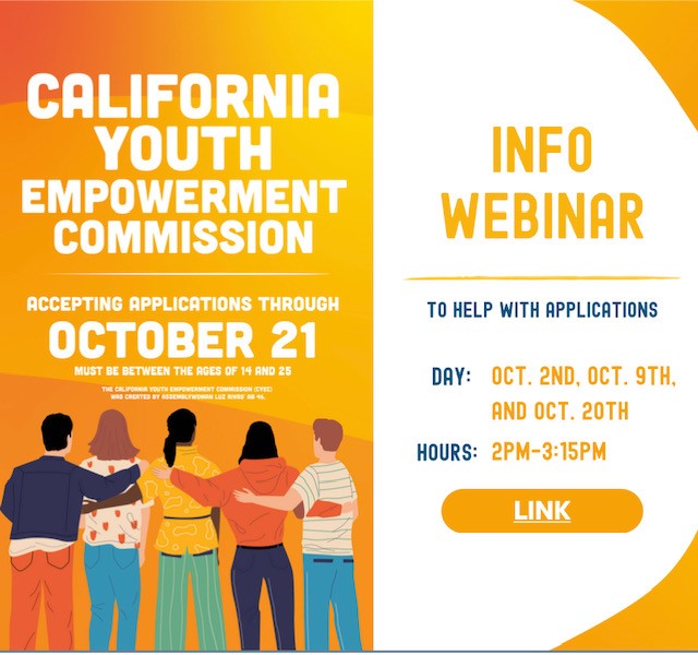 Apply to the California Youth Empowerment Commission