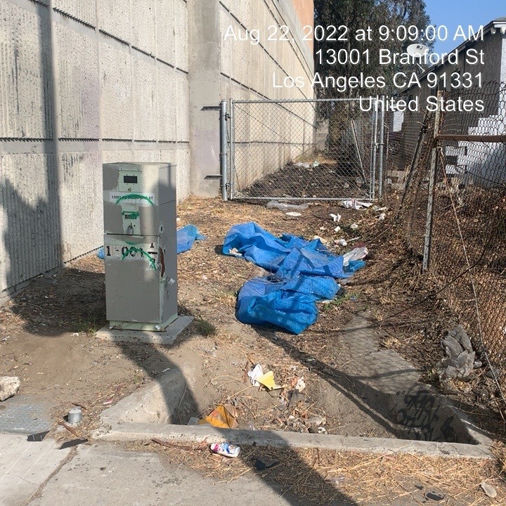 Caltrans Conducted a Clean-Up by the I-5 North Bound Freeway