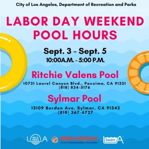 the Department of Recreation and Parks will Extend their Opening Hours