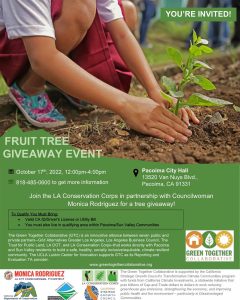 Giving away FREE Fruit Trees on October 17