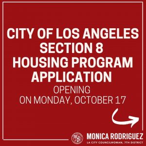 October 17, the Section 8 Housing Program Application will Open
