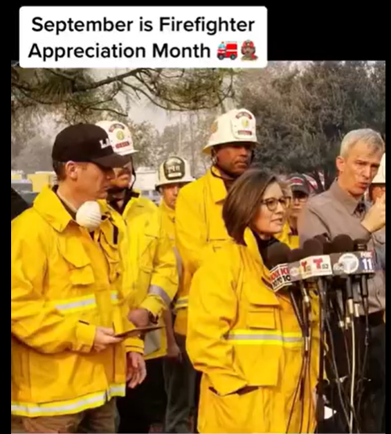 September Marked Firefighter Appreciation Month