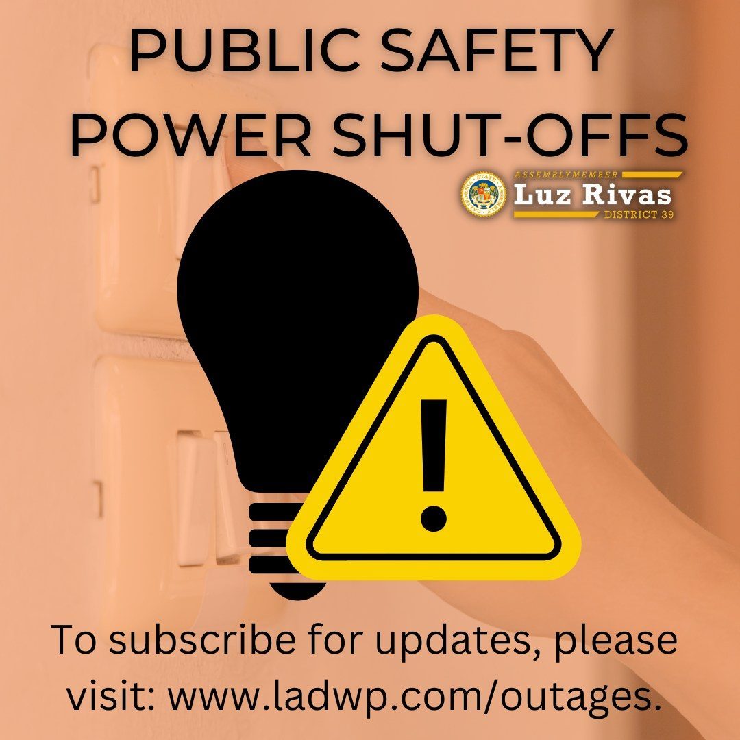 LADWP Announced A Level 1 Light Storm Event