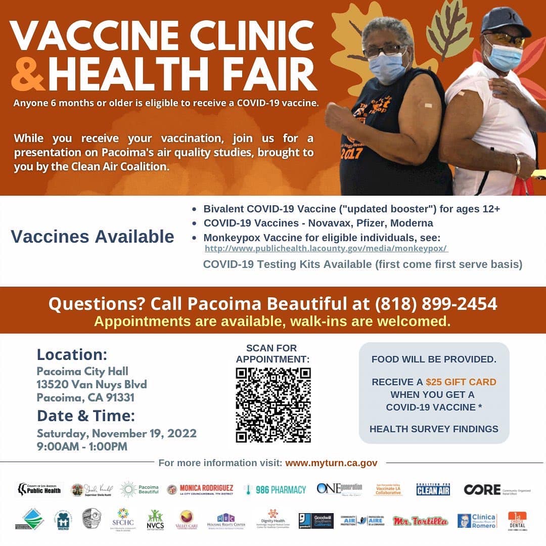 My Office is Hosting a Vaccine Clinic at Pacoima City Hall
