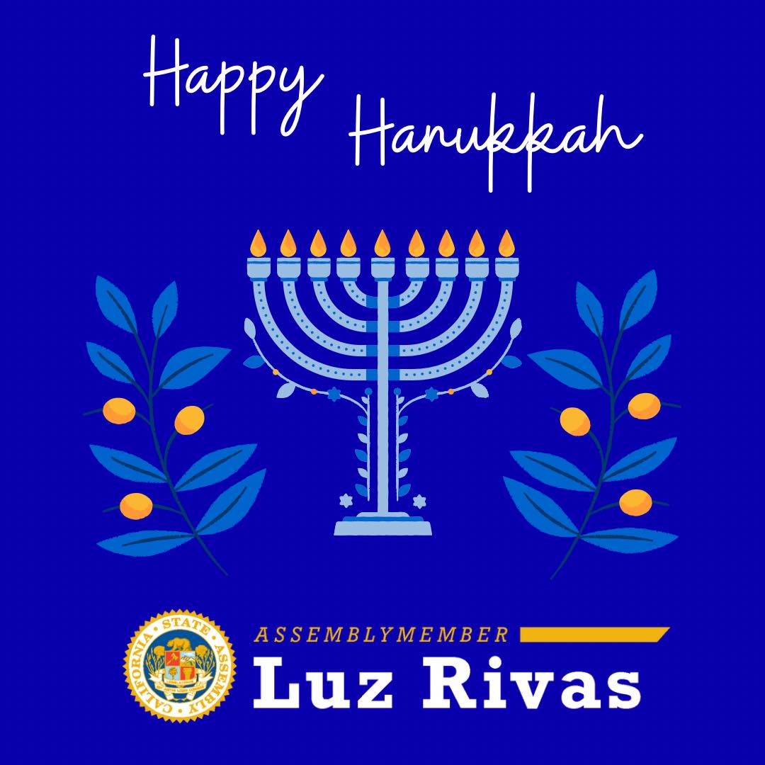 Happy Hanukkah to Families Celebrating in AD43