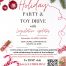 This Evening at 5pm for My Annual Holiday Party & Toy Drive