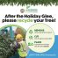 After the Holiday Glee, Please Recycle your Tree