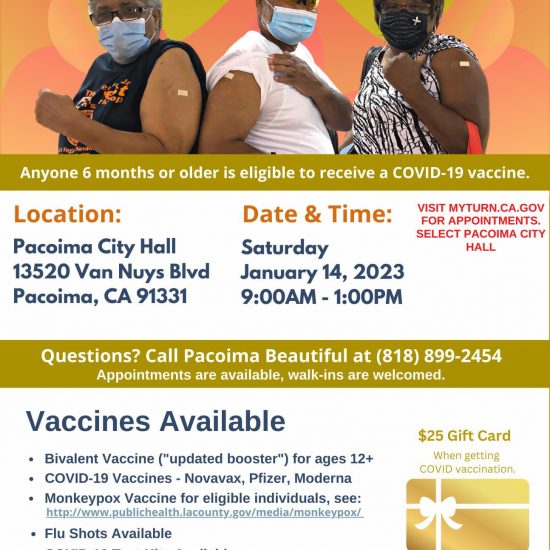 Hosting Vaccine Clinic at Pacoima City