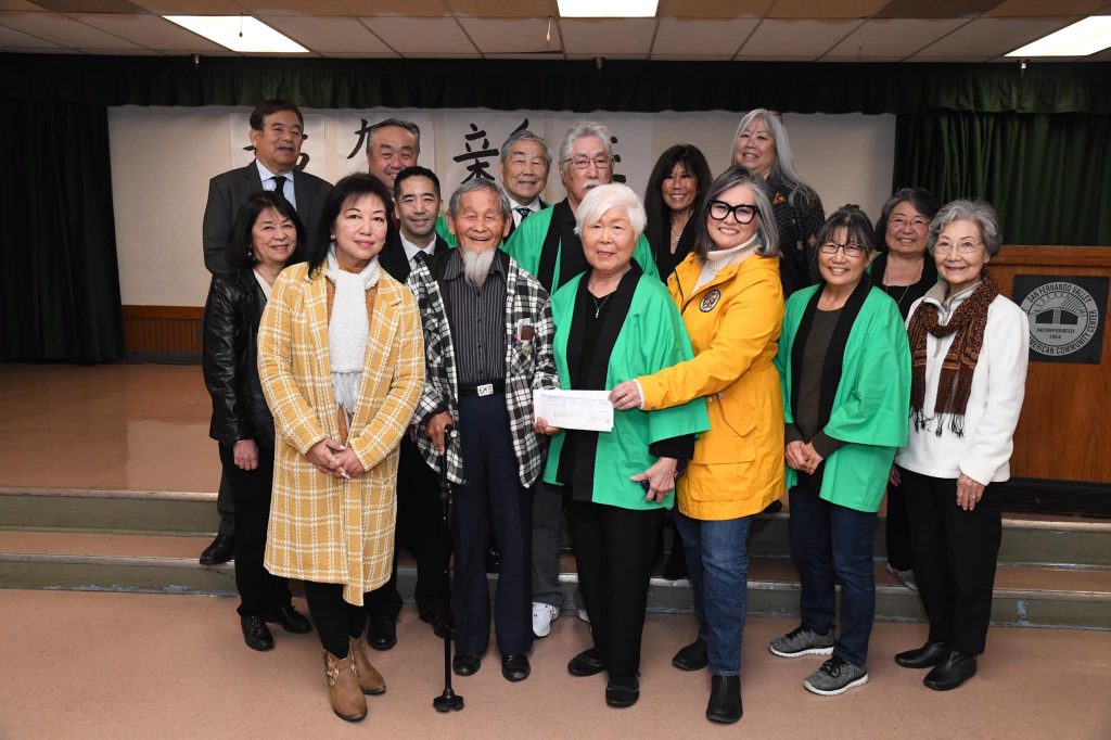 Delivered a Check to the San Fernando Valley Japanese American Community Center