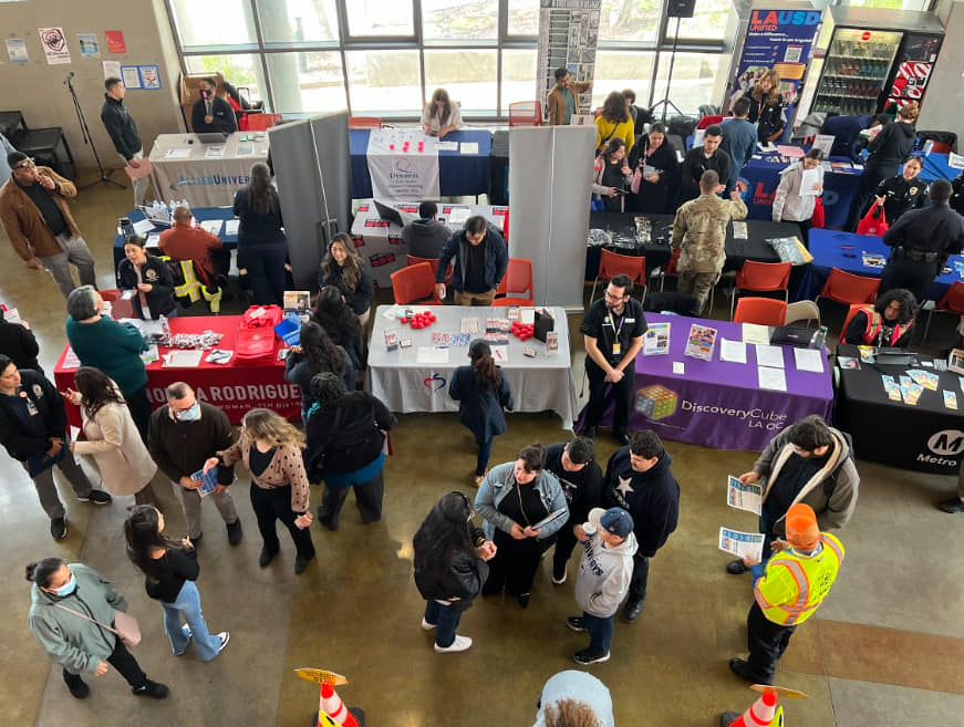 Hosted a Job Fair at Los Angeles Mission College in Sylmar