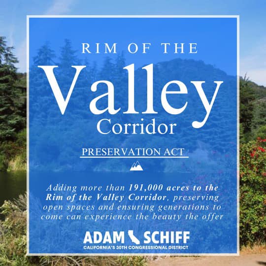 Rim of the Valley Corridor Preservation Act