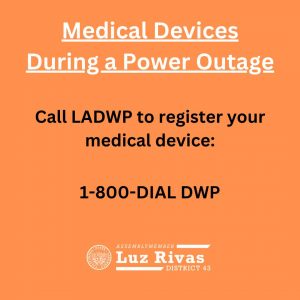 Who Rely on Medical Devices to Register Equipment with the LADWP