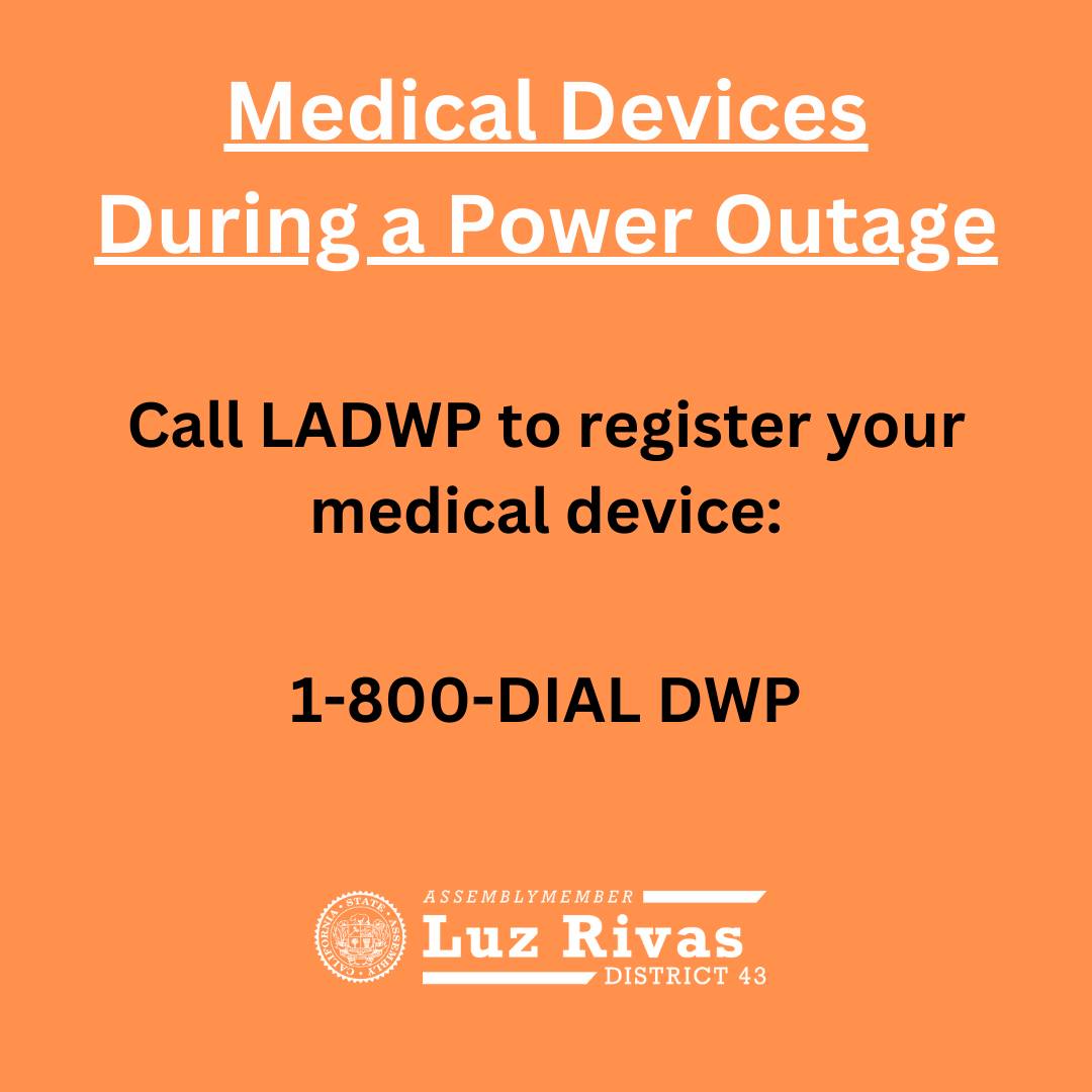 Who Rely on Medical Devices to Register Equipment with the LADWP