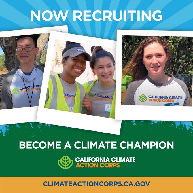California Climate Action Corps Accepting Applications