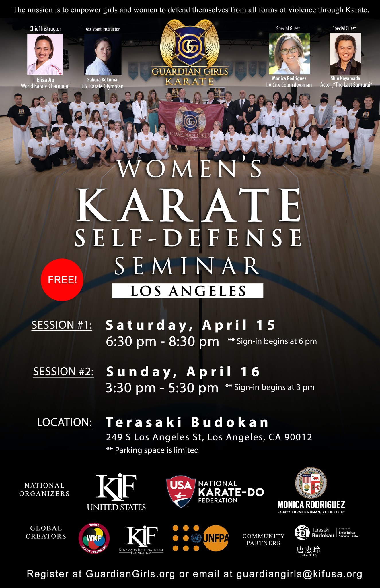 Guardian Girls Self-Defense Seminar