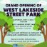 Grand Opening of West Lakeside Street Park