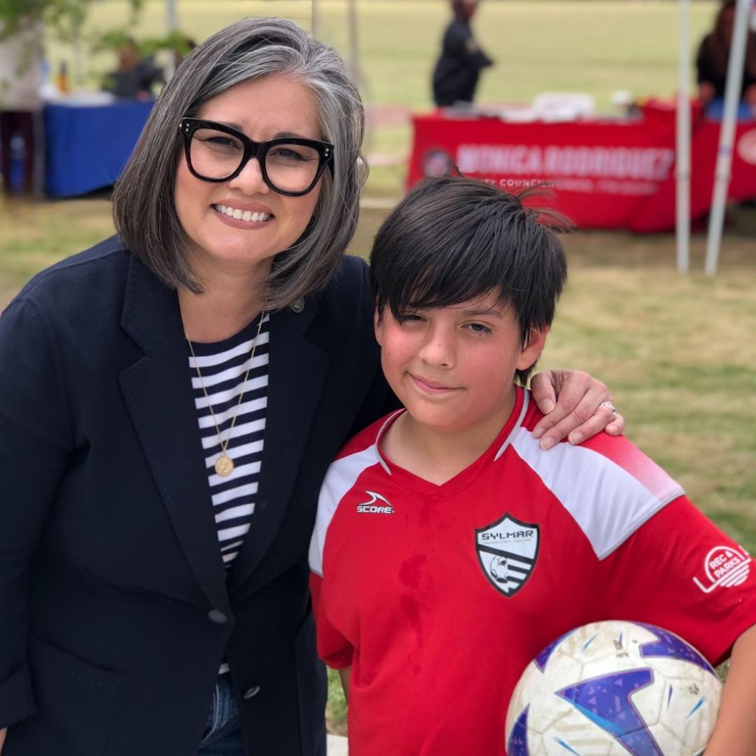 Sylmar Community at the Opening of the West Lakeside Park