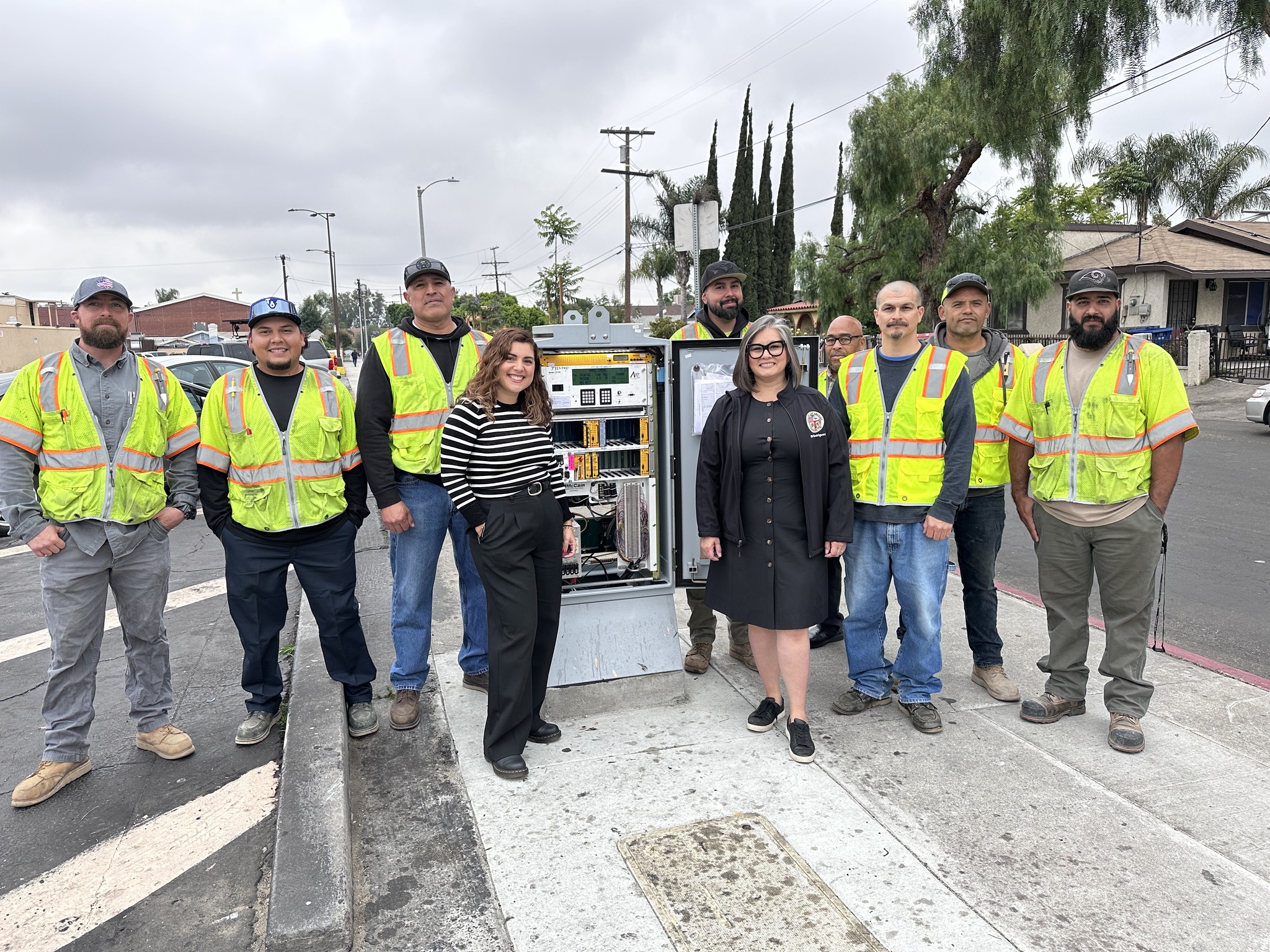 New Hybrid Pedestrian Beacon