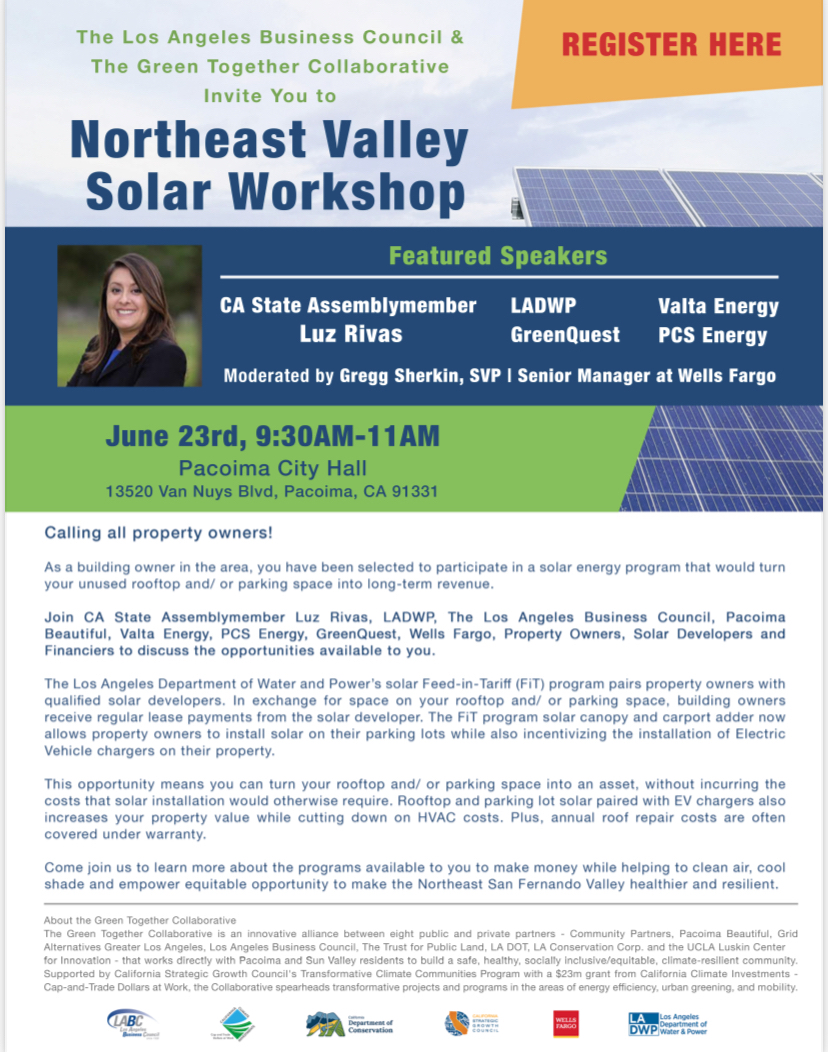 Northeast Valley Solar Workshop at Pacoima City Hall