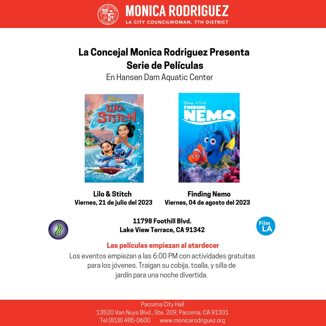 August 4 - Summer Movie Nights