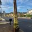 Damaged Wooden Pole on Foothill Blvd