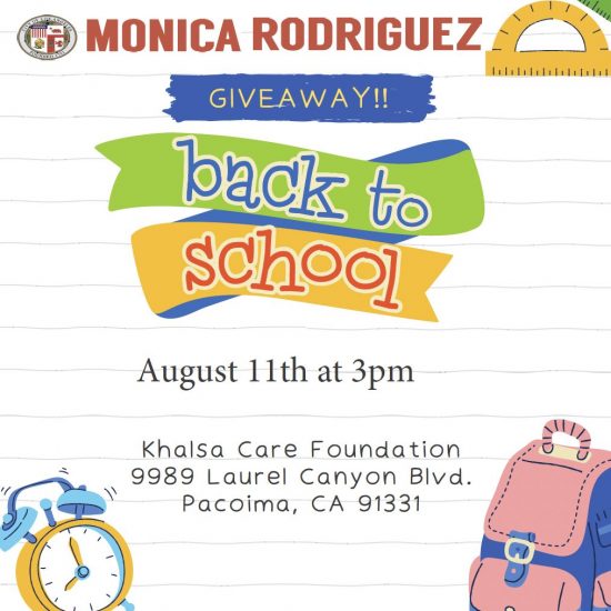 Receive a School Backpack with School Supplies