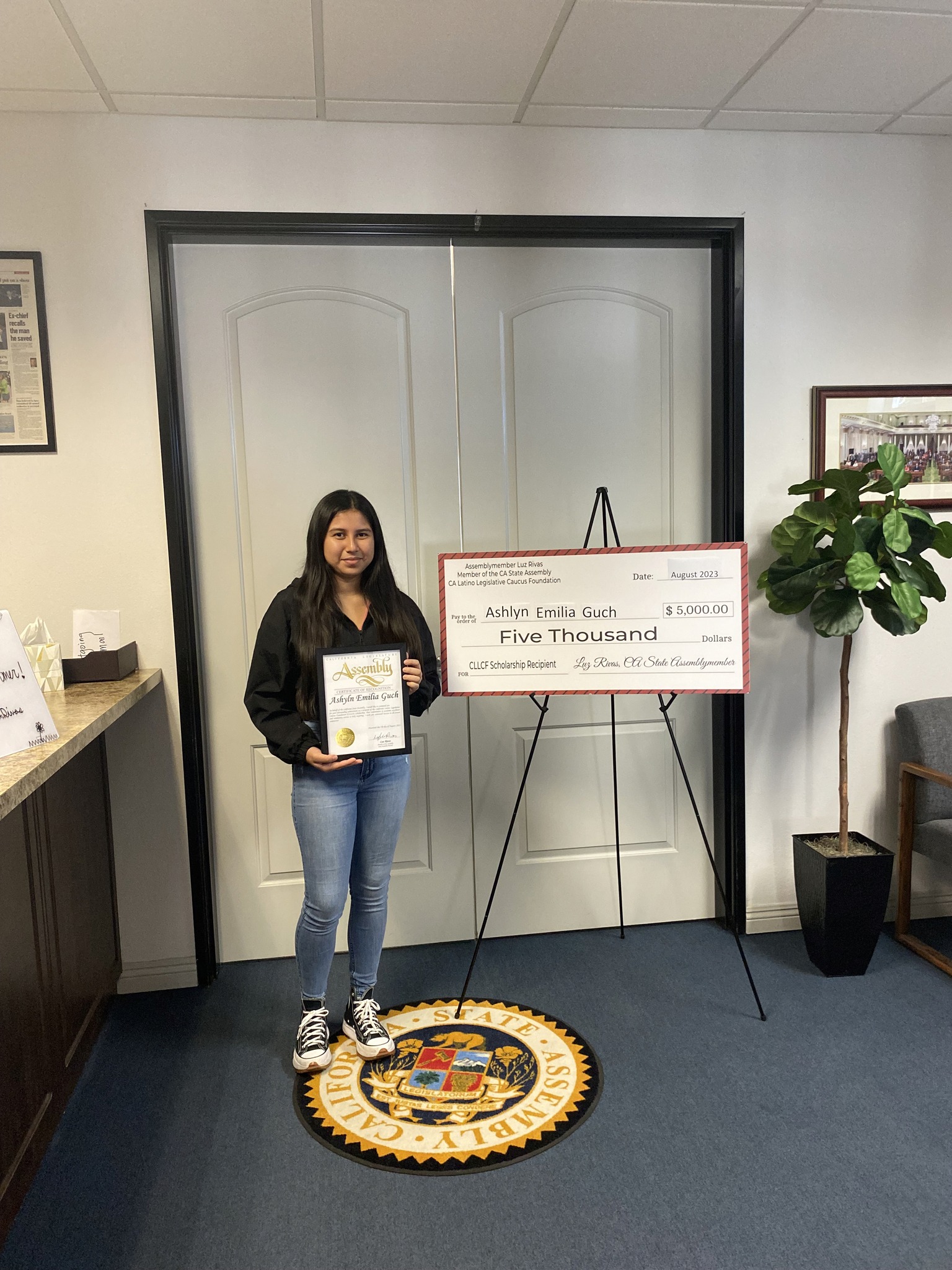 Minerva and California Latino Legislative Caucus Scholarship